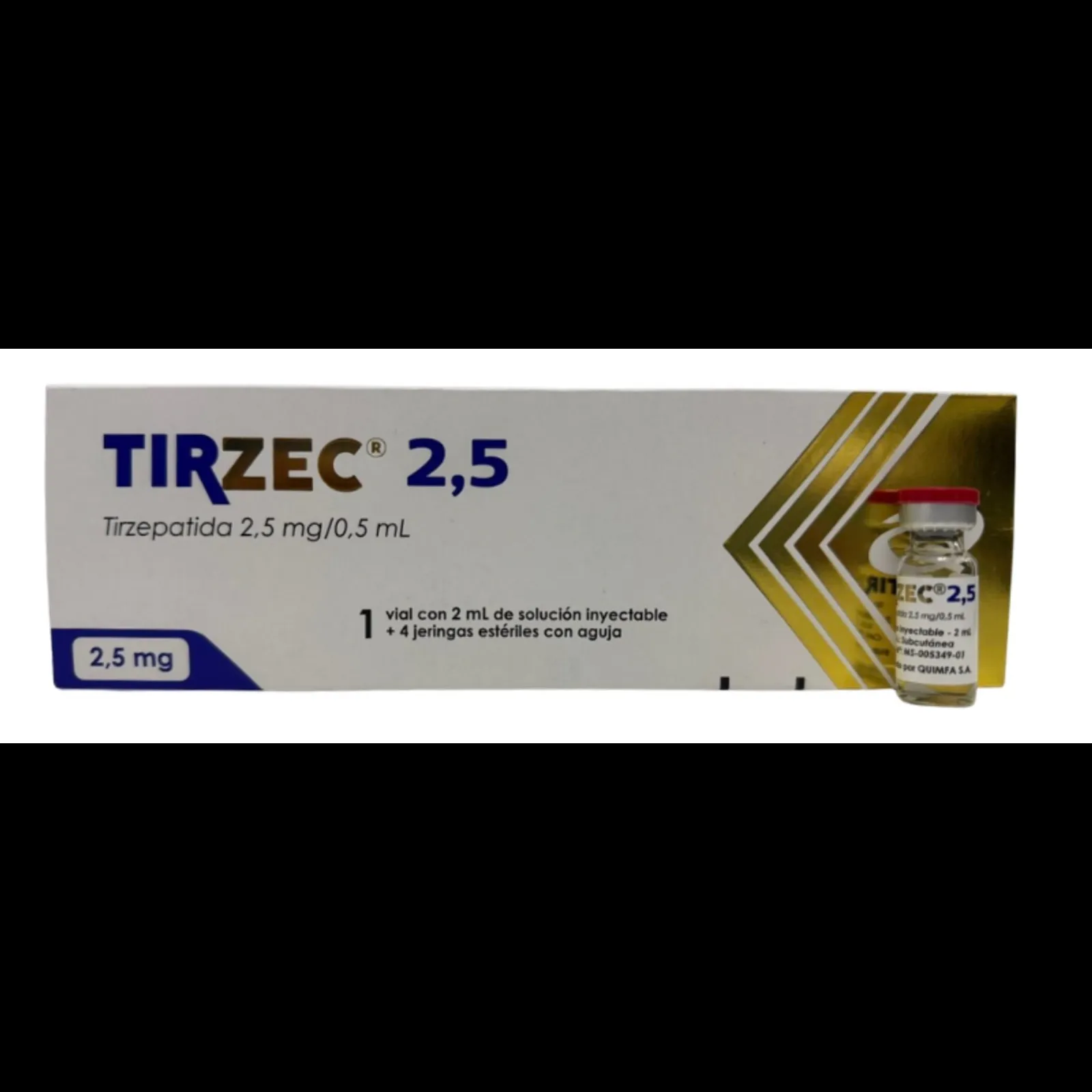 Tirzepatida Tirzec 2.5