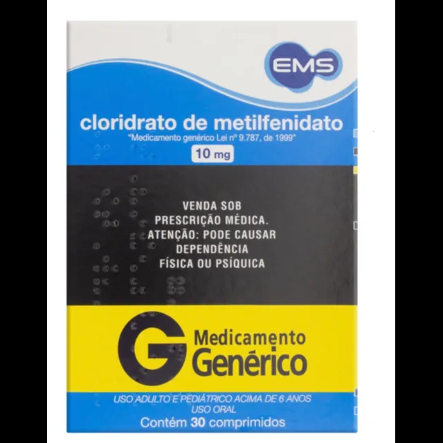Ritalina 30 Comprimidos Genérico